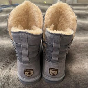 Baby blue BearPaws size 8